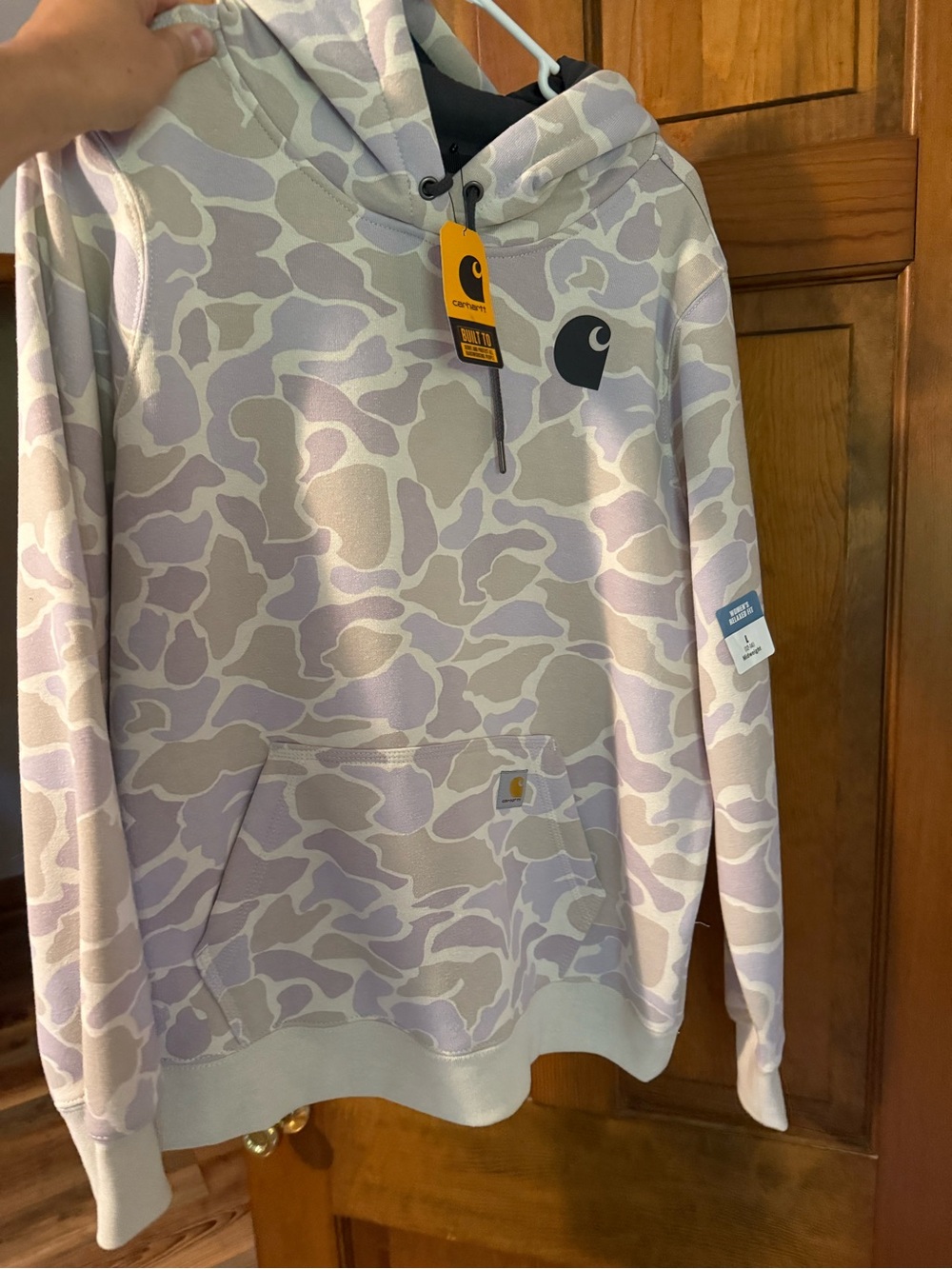NWT Carhartt womens Camo Hooded Sweatshirt